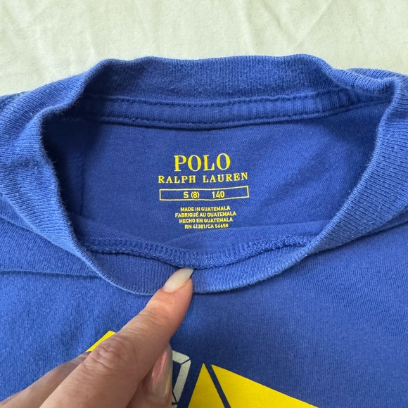 Polo by Ralph Lauren Blue Racing Tee - Picture 2 of 4